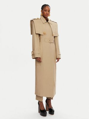 Płaszcz damski casual BALMAIN ze sklepu: MODIVO w kategorii: Płaszcze damskie - zdjęcie WP-EBWP-BKLVO-LN0_0000305313638