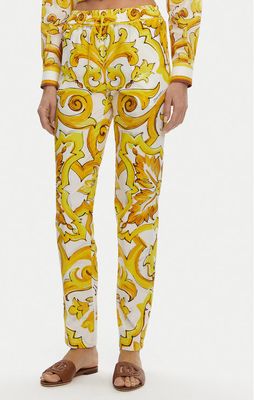 Spodnie damskie casualowe Dolce & Gabbana ze sklepu: MODIVO w kategorii: Spodnie damskie - zdjęcie WP-EBWP-BKLVO-LN0_0000305315533