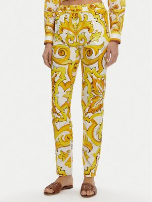 Spodnie damskie casualowe Dolce & Gabbana ze sklepu: MODIVO w kategorii: Spodnie damskie - zdjęcie WP-EBWP-BKLVO-LN0_0000305315533