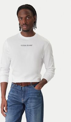 T-shirt męski casual Guess Jeans ze sklepu: MODIVO w kategorii: T-shirty męskie - zdjęcie WP-EBWP-BKLVO-LN0_0000305330703