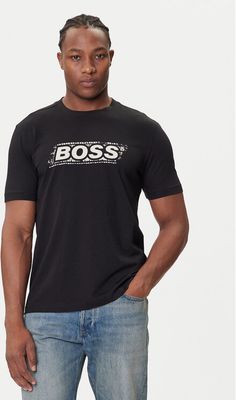T-shirt męski na wiosnę BOSS ze sklepu: MODIVO w kategorii: T-shirty męskie - zdjęcie WP-EBWP-BKLVO-LN0_0000305333872
