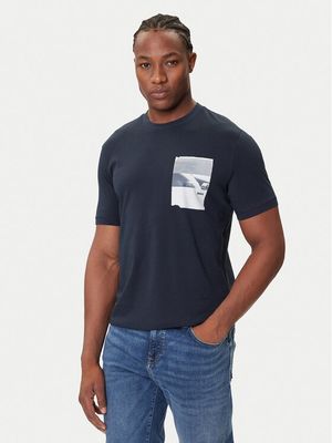T-shirt męski w stylu młodzieżowym BOSS ze sklepu: MODIVO w kategorii: T-shirty męskie - zdjęcie WP-EBWP-BKLVO-LN0_0000305333933