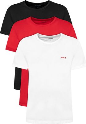 T-shirt męski casual HUGO ze sklepu: MODIVO w kategorii: T-shirty męskie - zdjęcie WP-EBWP-BKLVO-LN0_0000305334053