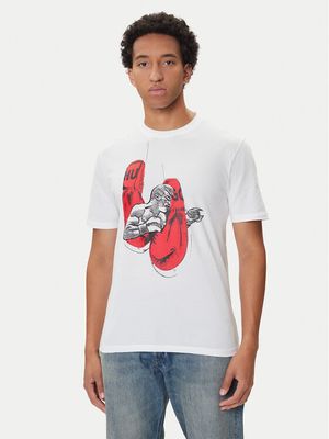 T-shirt męski na wiosnę HUGO ze sklepu: MODIVO w kategorii: T-shirty męskie - zdjęcie WP-EBWP-BKLVO-LN0_0000305334817