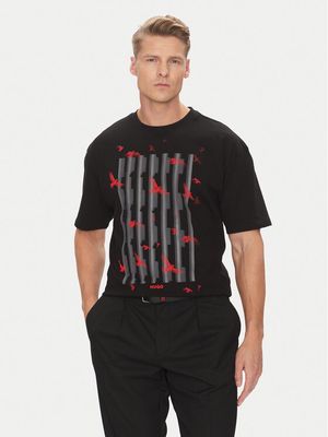 T-shirt męski na wiosnę HUGO ze sklepu: MODIVO w kategorii: T-shirty męskie - zdjęcie WP-EBWP-BKLVO-LN0_0000305334879