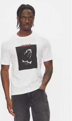 HUGO - T-shirt męski wiosenny młodzieżowy ze sklepu: MODIVO w kategorii: T-shirty męskie - zdjęcie WP-EBWP-BKLVO-LN0_0000305335050
