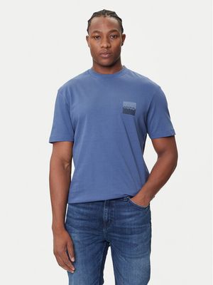 T-shirt męski HUGO ze sklepu: MODIVO w kategorii: T-shirty męskie - zdjęcie WP-EBWP-BKLVO-LN0_0000305335180