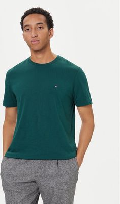 T-shirt męski na wiosnę Tommy Hilfiger ze sklepu: MODIVO w kategorii: T-shirty męskie - zdjęcie WP-EBWP-BKLVO-LN0_0000305344014