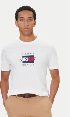 T-shirt męski w stylu młodzieżowym na wiosnę Tommy Hilfiger ze sklepu: MODIVO w kategorii: T-shirty męskie - zdjęcie WP-EBWP-BKLVO-LN0_0000305344120