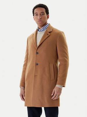 Płaszcz męski elegancki Tommy Hilfiger ze sklepu: MODIVO w kategorii: Płaszcze męskie - zdjęcie WP-EBWP-BKLVO-LN0_0000305344410