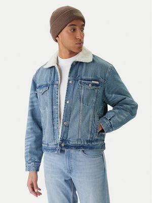 Kurtka męska na wiosnę casual Calvin Klein Jeans ze sklepu: MODIVO w kategorii: Kurtki męskie - zdjęcie WP-EBWP-BKLVO-LN0_0000305346346
