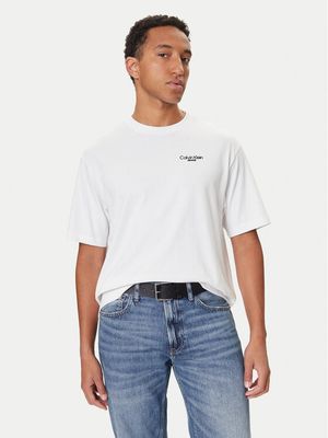 T-shirt męski casual Calvin Klein Jeans ze sklepu: MODIVO w kategorii: T-shirty męskie - zdjęcie WP-EBWP-BKLVO-LN0_0000305346629