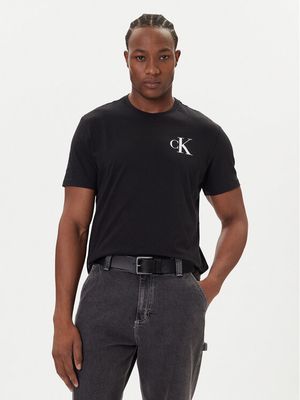 T-shirt męski casual Calvin Klein Jeans ze sklepu: MODIVO w kategorii: T-shirty męskie - zdjęcie WP-EBWP-BKLVO-LN0_0000305346636
