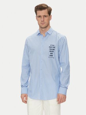 Koszula męska casual z klasycznym kołnierzykiem Richmond X ze sklepu: MODIVO w kategorii: Koszule męskie - zdjęcie WP-EBWP-BKLVO-LN0_0000305348104