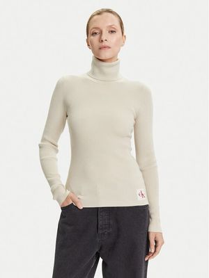 Sweter damski casual Calvin Klein Jeans ze sklepu: MODIVO w kategorii: Swetry damskie - zdjęcie WP-EBWP-BKLVO-LN0_0000305359391