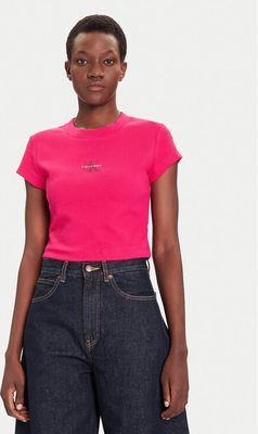 Bluzka damska wiosenna Calvin Klein Jeans ze sklepu: MODIVO w kategorii: Bluzki damskie - zdjęcie WP-EBWP-BKLVO-LN0_0000305359605