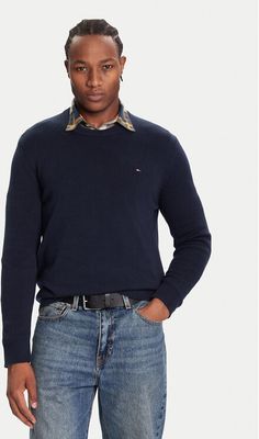 Sweter męski casual Tommy Jeans ze sklepu: MODIVO w kategorii: Swetry męskie - zdjęcie WP-EBWP-BKLVO-LN0_0000305361363