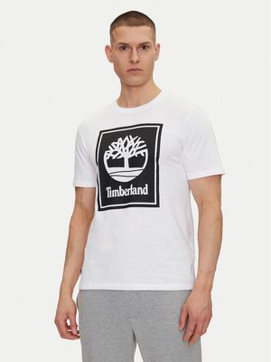 T-shirt męski Timberland ze sklepu: MODIVO w kategorii: T-shirty męskie - zdjęcie WP-EBWP-BKLVO-LN0_0000305362155