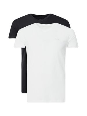 Gant - T-shirt męski casualowy ze sklepu: MODIVO w kategorii: T-shirty męskie - zdjęcie WP-EBWP-BKLVO-LN0_0000305366733