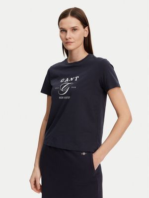 Bluzka damska młodzieżowa na wiosnę Gant ze sklepu: MODIVO w kategorii: Bluzki damskie - zdjęcie WP-EBWP-BKLVO-LN0_0000305367075