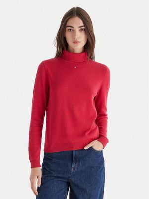 Sweter damski zimowy Tommy Jeans ze sklepu: MODIVO w kategorii: Swetry damskie - zdjęcie WP-EBWP-BKLVO-LN0_0000305373786