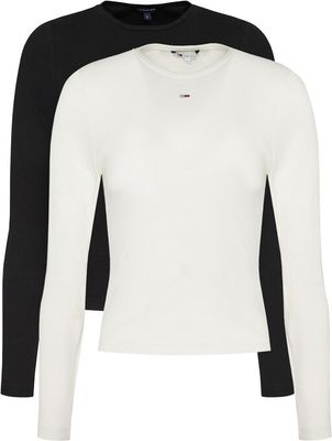 Bluzka damska casual Tommy Jeans ze sklepu: MODIVO w kategorii: Bluzki damskie - zdjęcie WP-EBWP-BKLVO-LN0_0000305374196