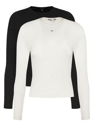 Bluzka damska casual Tommy Jeans ze sklepu: MODIVO w kategorii: Bluzki damskie - zdjęcie WP-EBWP-BKLVO-LN0_0000305374196