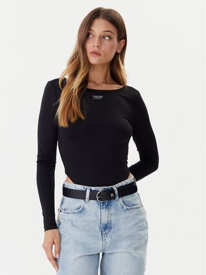 Bluzka damska casualowa Tommy Jeans ze sklepu: MODIVO w kategorii: Bluzki damskie - zdjęcie WP-EBWP-BKLVO-LN0_0000305374271
