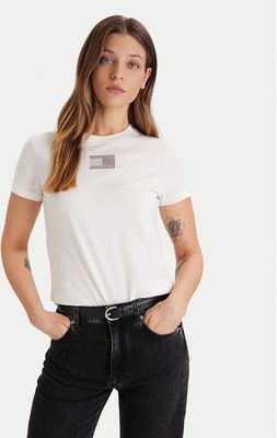 Bluzka damska casual Tommy Jeans ze sklepu: MODIVO w kategorii: Bluzki damskie - zdjęcie WP-EBWP-BKLVO-LN0_0000305374332