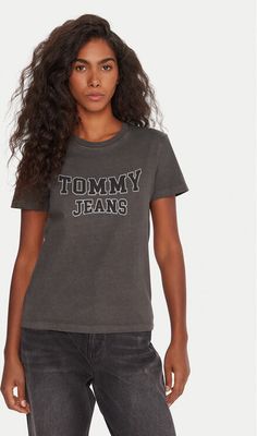 Bluzka damska na wiosnę Tommy Jeans ze sklepu: MODIVO w kategorii: Bluzki damskie - zdjęcie WP-EBWP-BKLVO-LN0_0000305374363