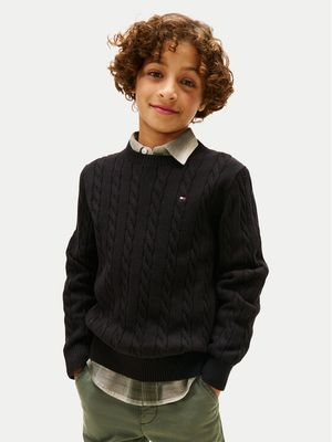 Sweter chłopięcy jesienny Tommy Hilfiger ze sklepu: MODIVO w kategorii: Swetry chłopięce - zdjęcie WP-EBWP-BKLVO-LN0_0000305375117