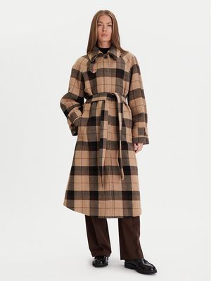 Płaszcz damski Tommy Hilfiger ze sklepu: MODIVO w kategorii: Płaszcze damskie - zdjęcie WP-EBWP-BKLVO-LN0_0000305375872
