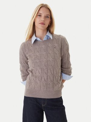 Sweter damski zimowy Tommy Hilfiger ze sklepu: MODIVO w kategorii: Swetry damskie - zdjęcie WP-EBWP-BKLVO-LN0_0000305376534