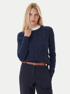 Sweter damski Tommy Hilfiger ze sklepu: MODIVO w kategorii: Swetry damskie - zdjęcie WP-EBWP-BKLVO-LN0_0000305376572