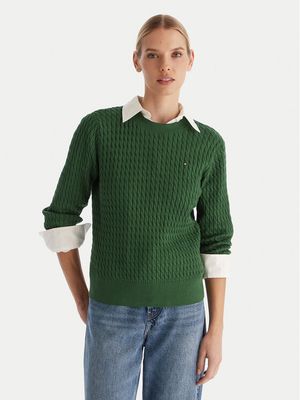 Tommy Hilfiger - Sweter damski na zimę casual ze sklepu: MODIVO w kategorii: Swetry damskie - zdjęcie WP-EBWP-BKLVO-LN0_0000305376671