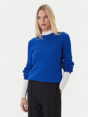 Sweter damski casualowy Tommy Hilfiger ze sklepu: MODIVO w kategorii: Swetry damskie - zdjęcie WP-EBWP-BKLVO-LN0_0000305376688