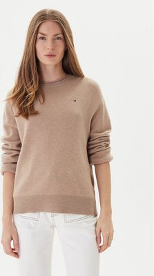 Sweter damski na zimę casualowy Tommy Hilfiger ze sklepu: MODIVO w kategorii: Swetry damskie - zdjęcie WP-EBWP-BKLVO-LN0_0000305376756