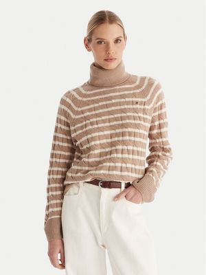 Sweter damski Tommy Hilfiger ze sklepu: MODIVO w kategorii: Swetry damskie - zdjęcie WP-EBWP-BKLVO-LN0_0000305376763