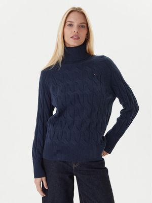 Sweter damski casual Tommy Hilfiger ze sklepu: MODIVO w kategorii: Swetry damskie - zdjęcie WP-EBWP-BKLVO-LN0_0000305376800