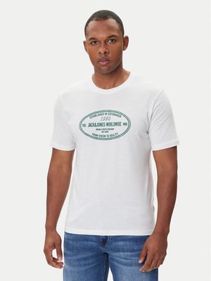 T-shirt męski wiosenny Jack & Jones ze sklepu: MODIVO w kategorii: T-shirty męskie - zdjęcie WP-EBWP-BKLVO-LN0_0000305381613