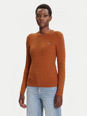Sweter damski Gant ze sklepu: MODIVO w kategorii: Swetry damskie - zdjęcie WP-EBWP-BKLVO-LN0_0000305406293