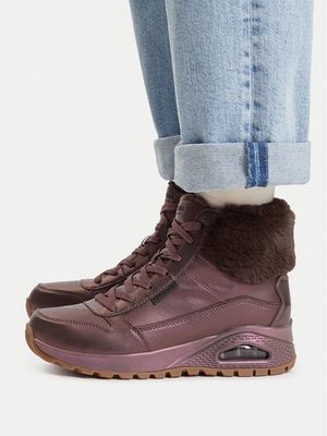 Botki jesienne Skechers ze sklepu: MODIVO w kategorii: Botki