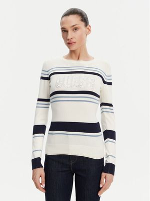 Sweter damski Guess ze sklepu: MODIVO w kategorii: Swetry damskie - zdjęcie WP-EBWP-BKLVO-LN0_0000305417107