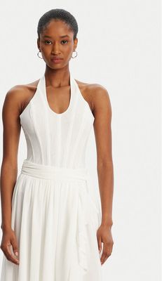 Bluzka damska casual Bardot ze sklepu: MODIVO w kategorii: Bluzki damskie - zdjęcie WP-EBWP-BKLVO-LN0_0000305420022