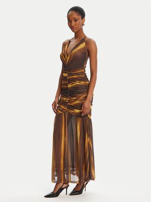 Sukienka elegancka Bardot ze sklepu: MODIVO w kategorii: Sukienki - zdjęcie WP-EBWP-BKLVO-LN0_0000305421050