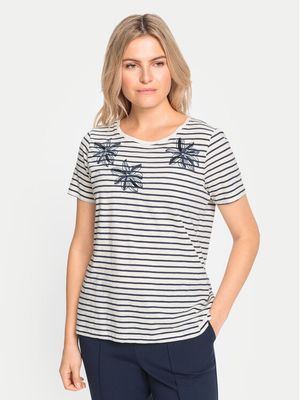 Olsen - Bluzka damska casual ze sklepu: MODIVO w kategorii: Bluzki damskie - zdjęcie WP-EBWP-BKLVO-LN0_0000305438492