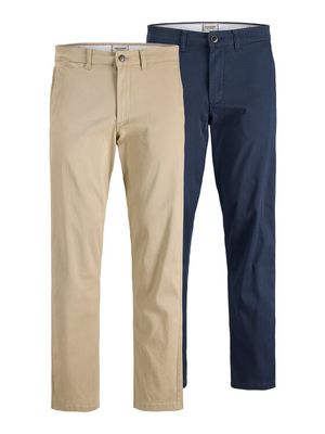 Spodnie męskie casual Jack & Jones ze sklepu: MODIVO w kategorii: Spodnie męskie - zdjęcie WP-EBWP-BKLVO-LN0_0000305439086