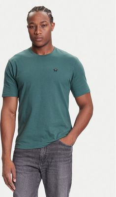 T-shirt męski na wiosnę Wrangler ze sklepu: MODIVO w kategorii: T-shirty męskie - zdjęcie WP-EBWP-BKLVO-LN0_0000305442741