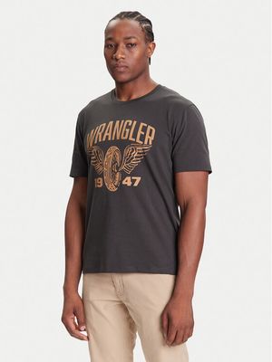 Wrangler - T-shirt męski na wiosnę ze sklepu: MODIVO w kategorii: T-shirty męskie - zdjęcie WP-EBWP-BKLVO-LN0_0000305442833