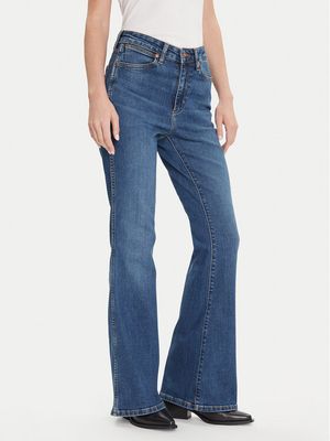 Jeansy damskie na wiosnę w miejskim stylu Wrangler ze sklepu: MODIVO w kategorii: Jeansy damskie - zdjęcie WP-EBWP-BKLVO-LN0_0000305443168
